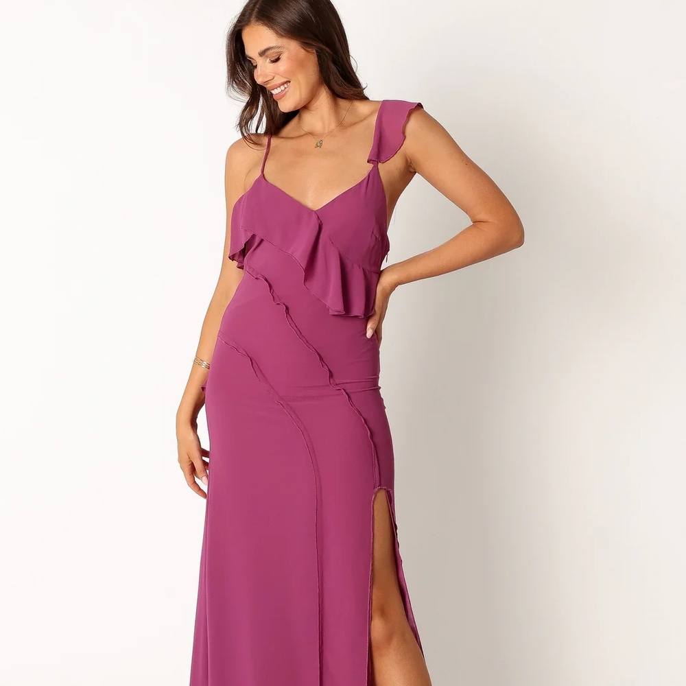Petal & Pup Purple Ruffle Dress